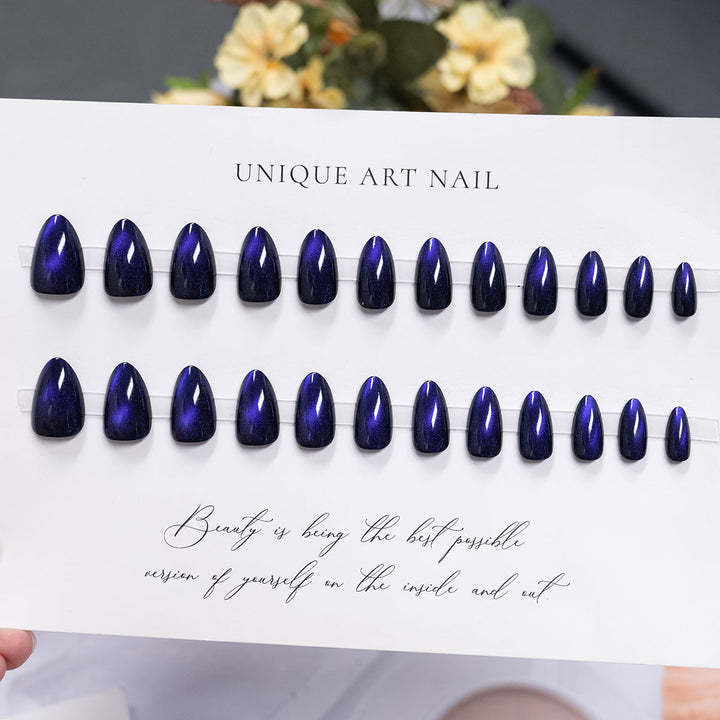 Glossy Long-Lasting Press-On Nail Set
