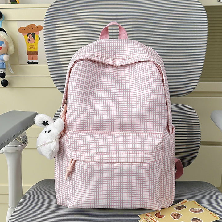 Textured Patterned Casual Backpack Kalsten