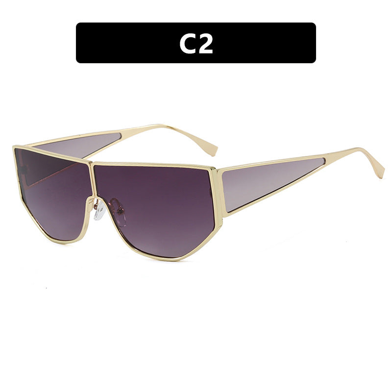 Women's trendy oversized sunglasses with distinctive geometric design Kalsten