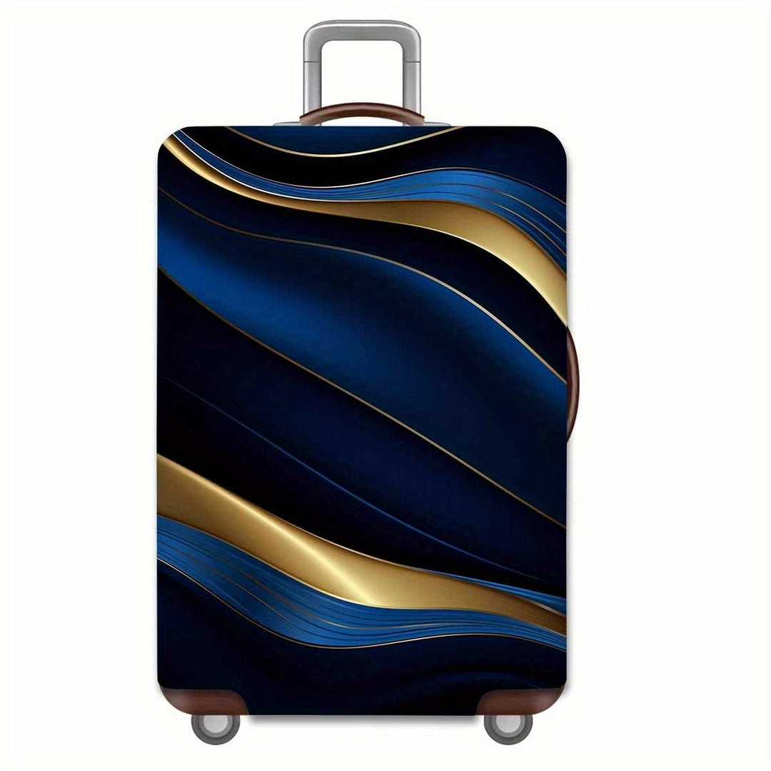 Hard Shell Rolling Luggage with Elegant Wave Design Kalsten
