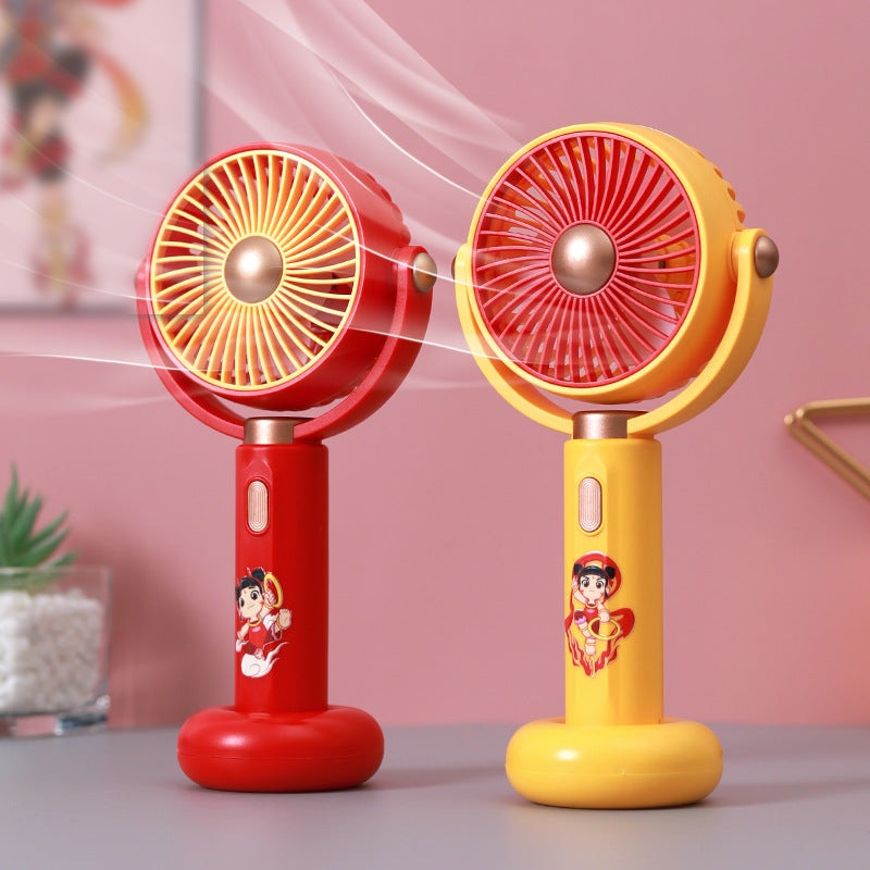 Women's Portable Hand Fan in Original Comic Design Kalsten