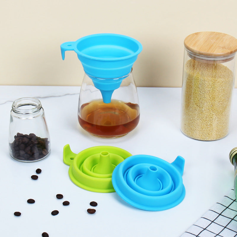 Collapsible Silicone Funnel with Innovative Design Kalsten