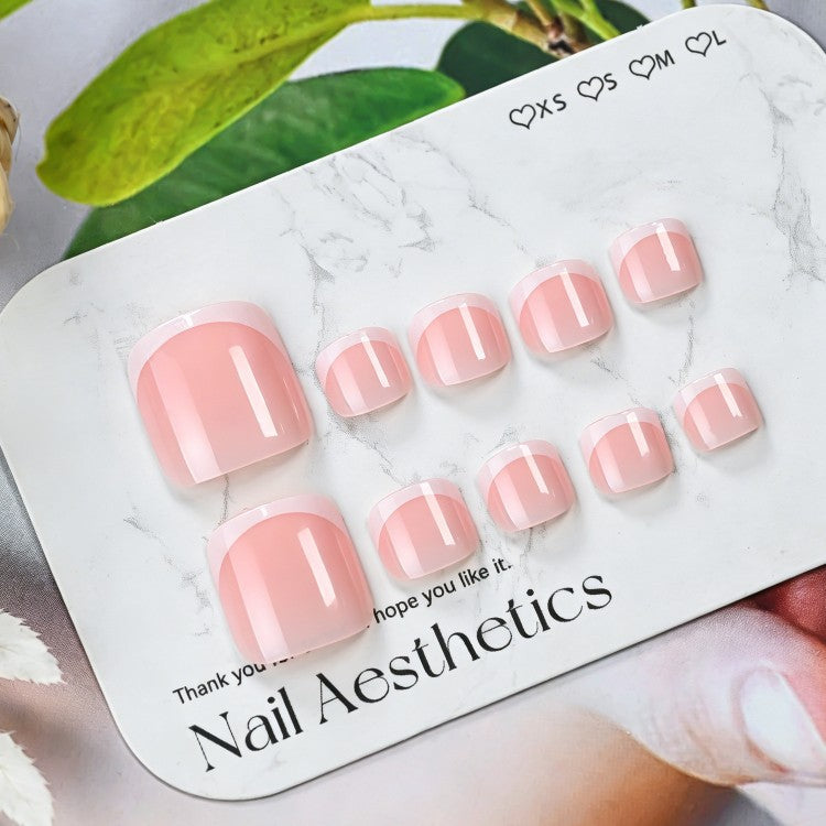 French Tip Gel Nail Art Kalsten