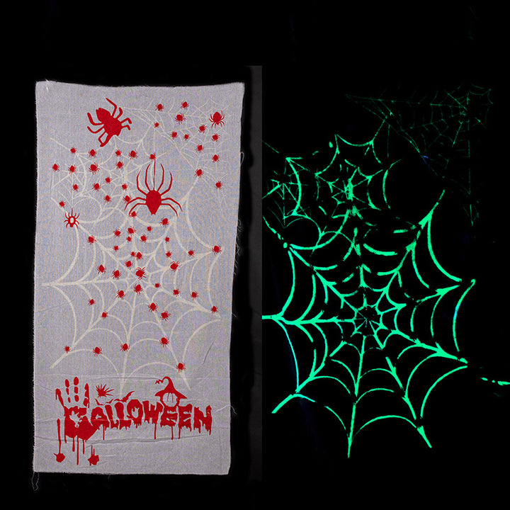 Decorative Halloween Glow-in-the-Dark Fabric Banner Kalsten