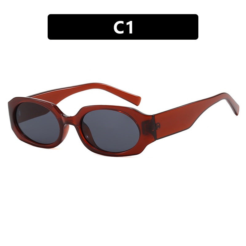 Women extravagant sunglasses in stylish retro design Kalsten