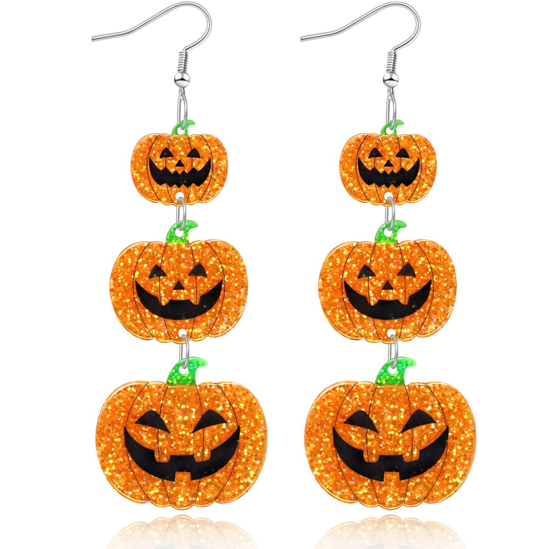 Gothic Skull Dangle Earrings Kalsten