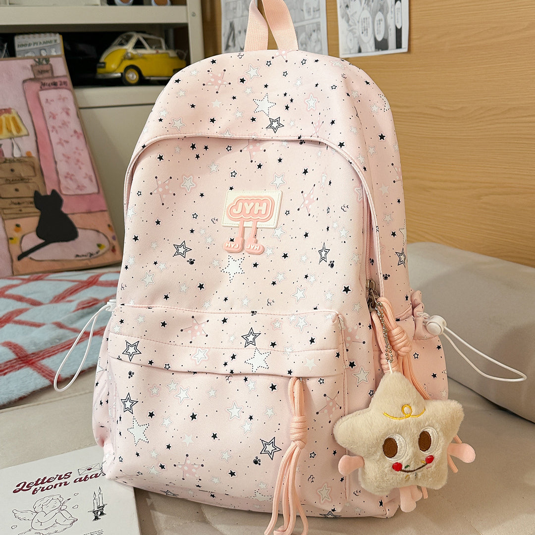 Stylish Star-Printed Backpack Kalsten 1791205440