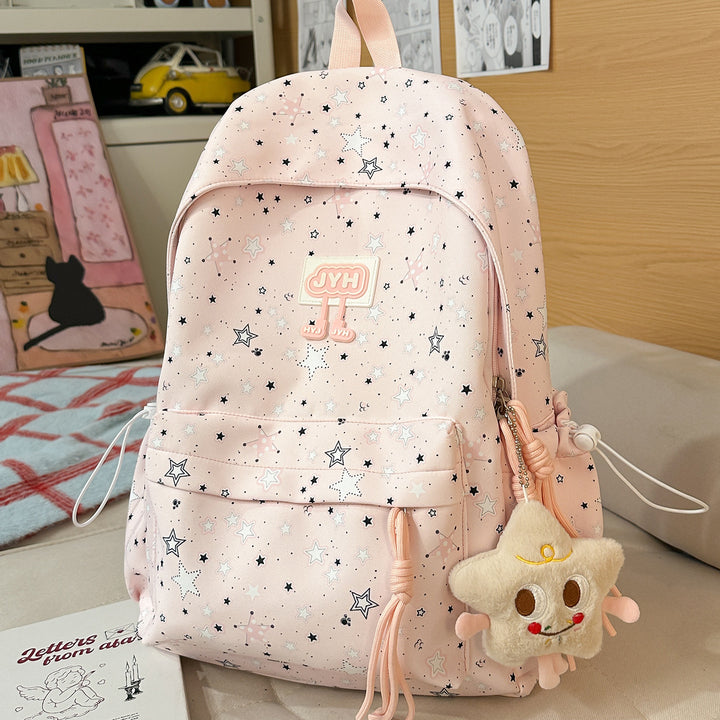Stylish Star-Printed Backpack Kalsten 1791205440