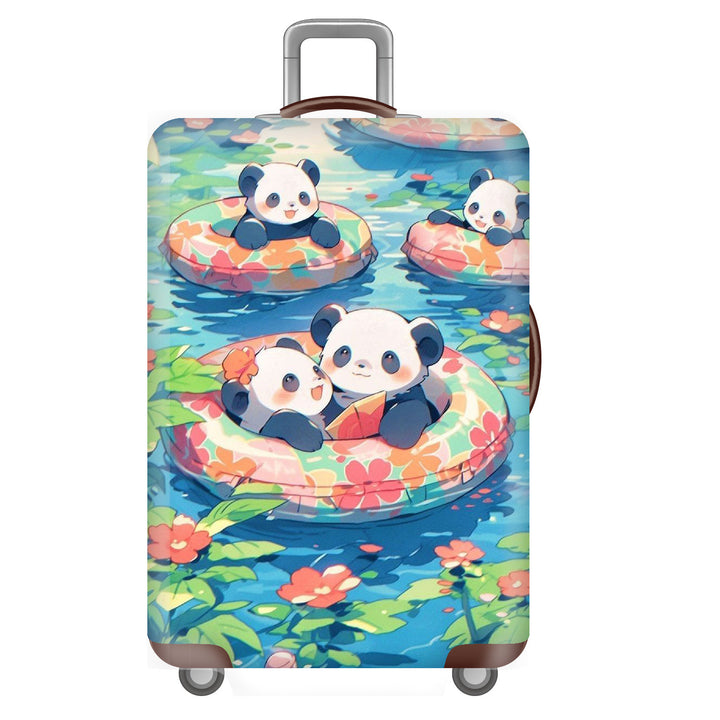 Unisex Hard-shell Travel Suitcase with Funny Panda Design Kalsten