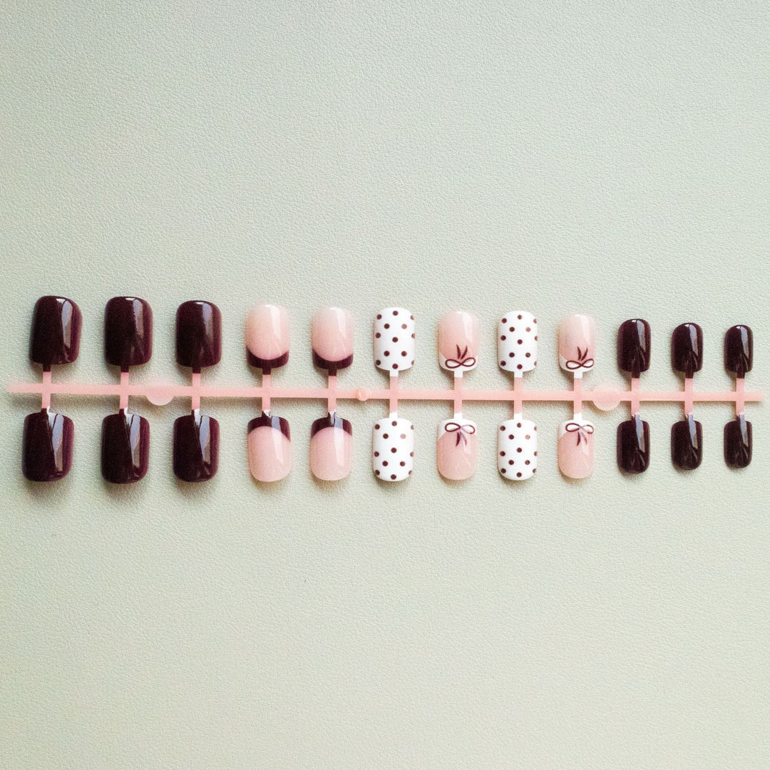 Elegant Abstract Nail Art Design