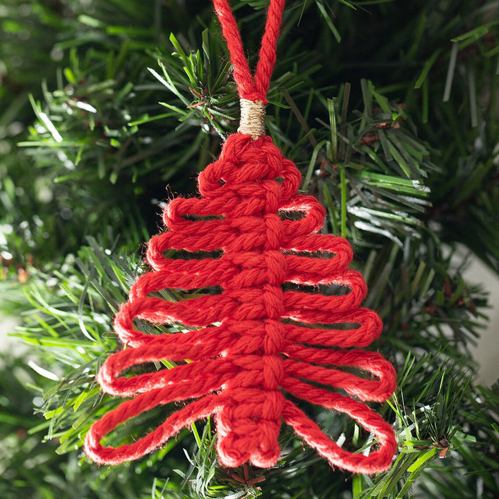 Macrame Christmas Tree Ornament Kalsten