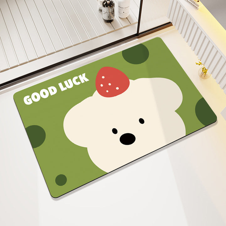 Fun-Themed Cartoon Bath Mat Kalsten