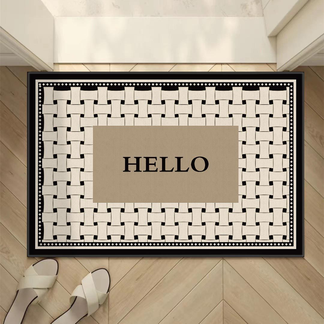 Decorative Textured Welcome Mat
