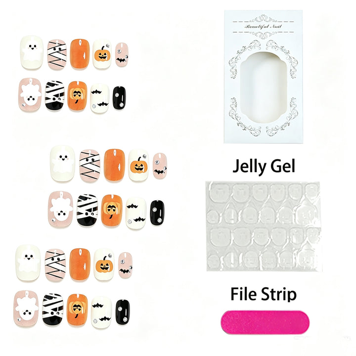 Creative Nail Art Set with Halloween Designs Kalsten