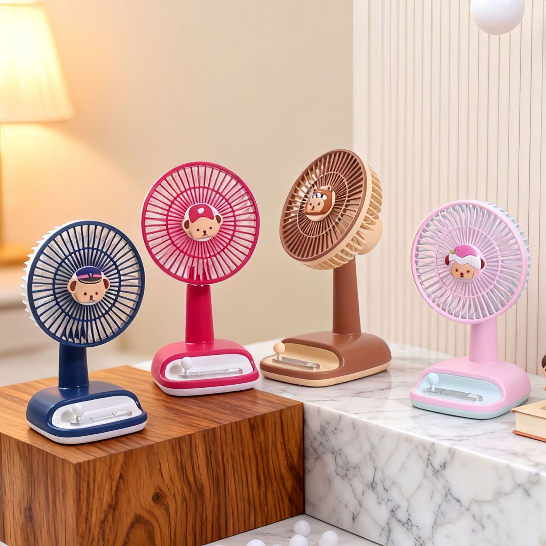 Portable USB Table Fan with Playful Design Kalsten