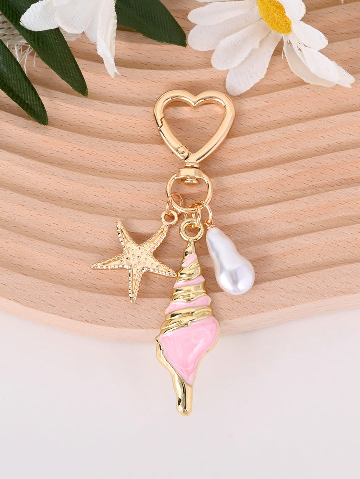 Keychain with Maritime Star Motif Kalsten