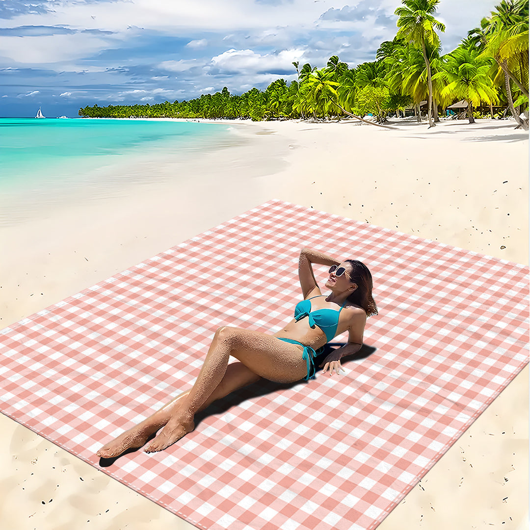 Mandala Design Beach Mat Kalsten