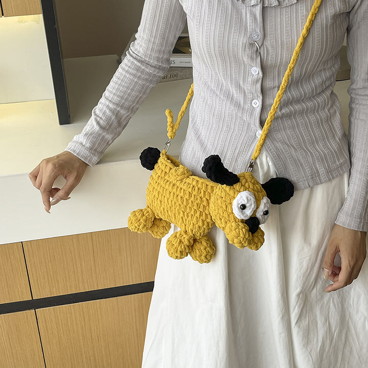 Creative Plush Animal Crossbody Bag