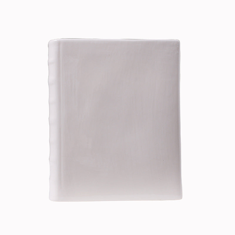 Decorative Book-Shaped Ceramic Sculpture Kalsten