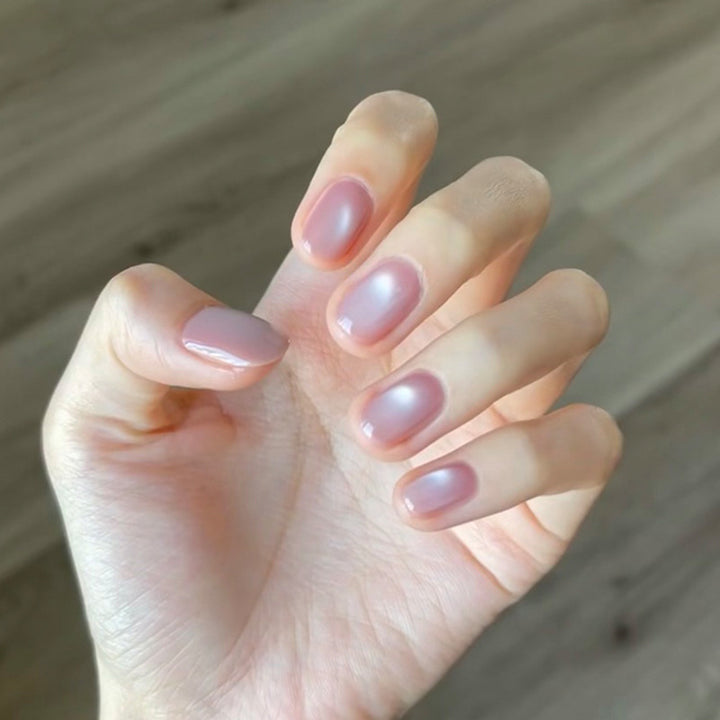 Natural Glossy Nail Art Kalsten