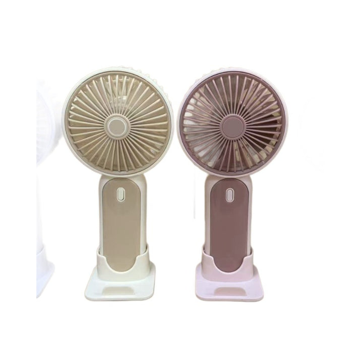 Women's Portable Hand Fan with Flexible Tilt Function and USB Charger Kalsten