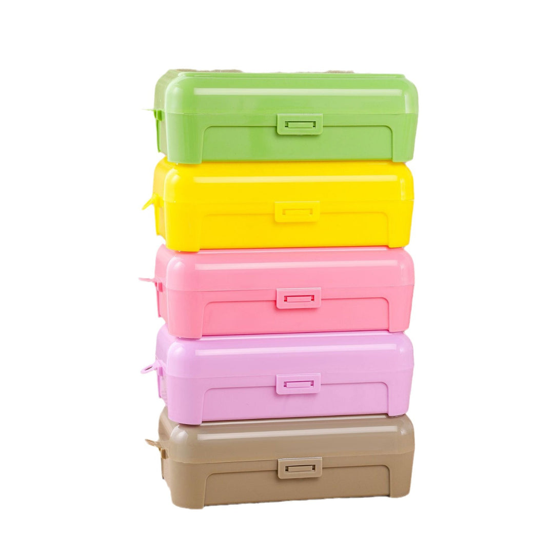 Compact Multi-Section Clear Organizer Box Kalsten