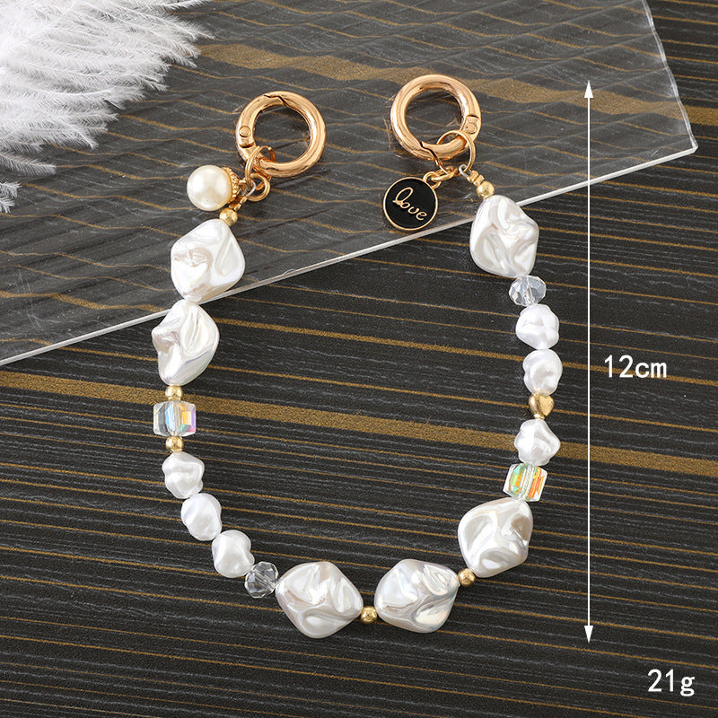 Chic Beaded Charm Keychain Kalsten