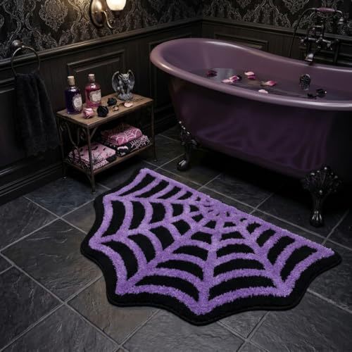 Spider Web Shaped Bath Mat