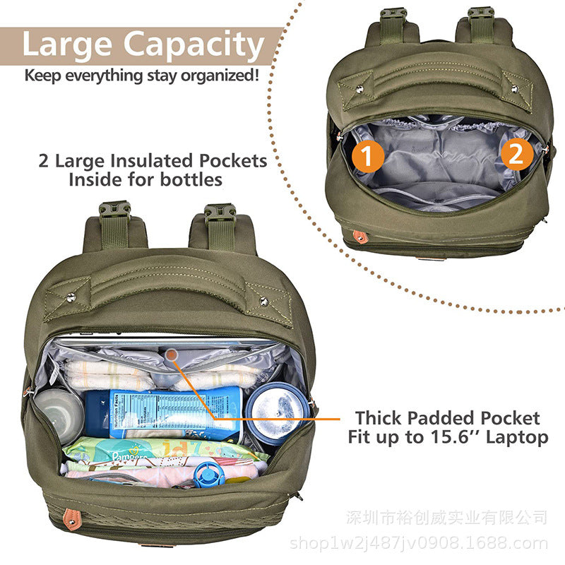 Stylish Multi-Function Diaper Backpack Kalsten