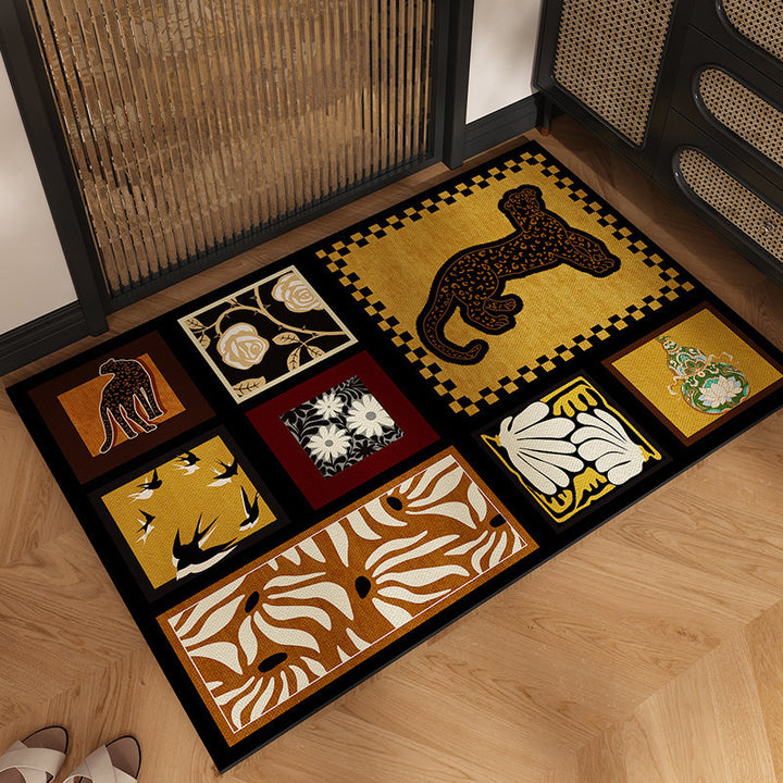 Decorative Bird Theme Rug