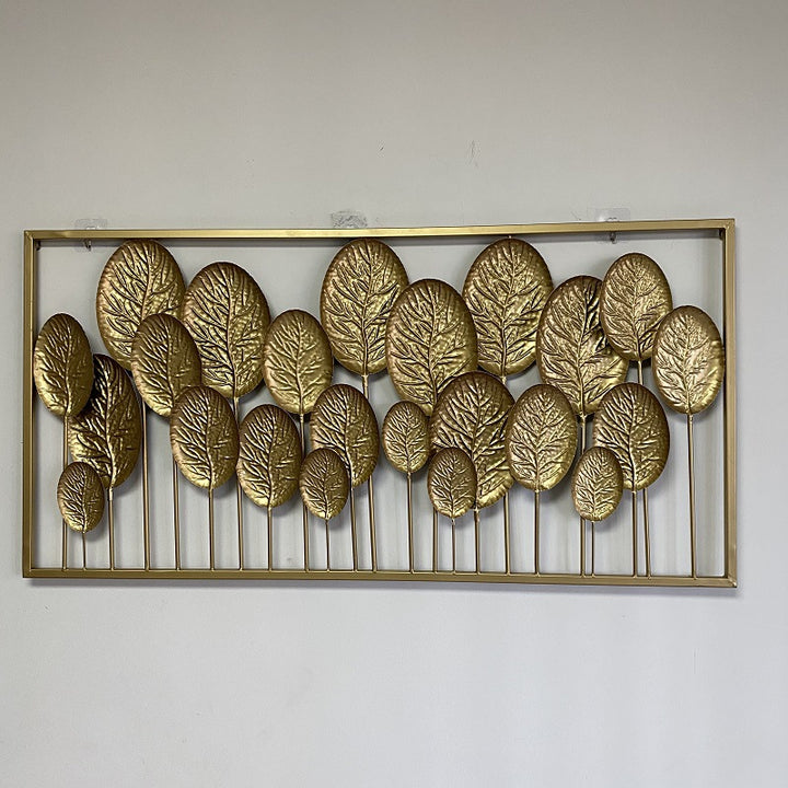 Decorative Metal Leaf Wall Art Panel Kalsten