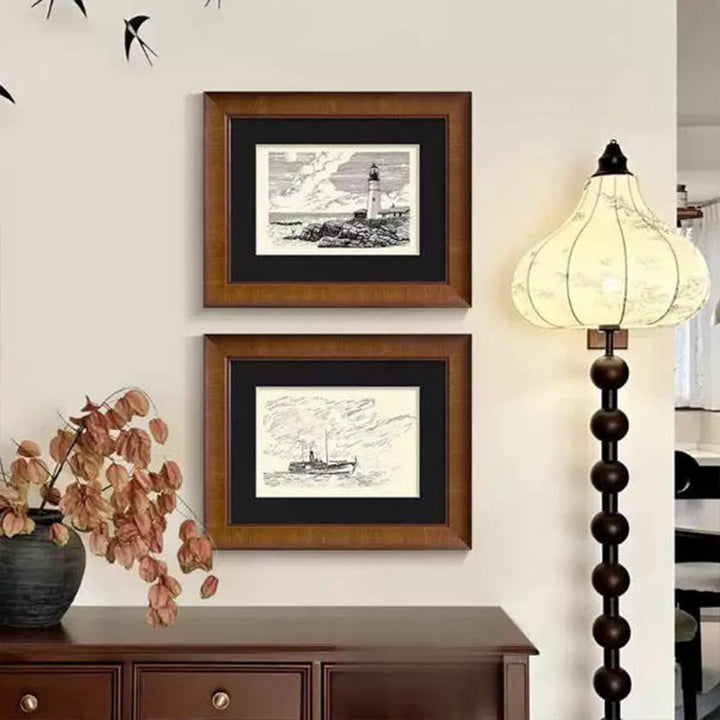 Artistic Lighting Illustration Framed Print