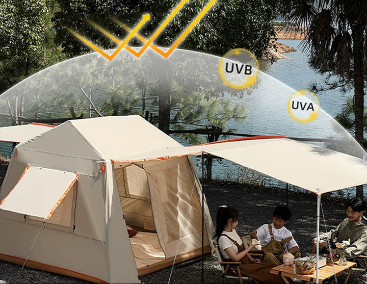 multi-section folding tent support poles Kalsten