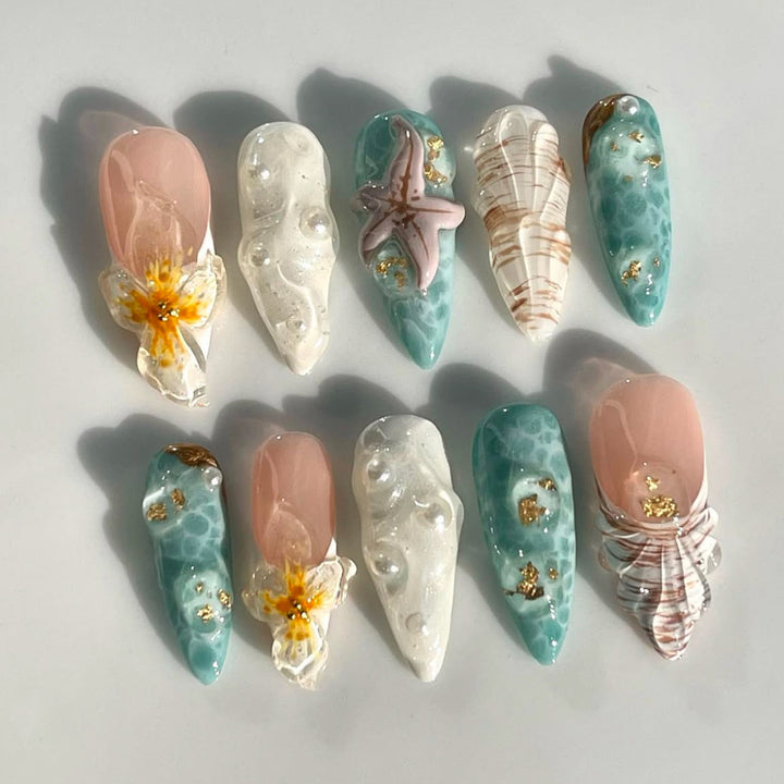 Artistic Fantasy Press-On Nail Set Kalsten