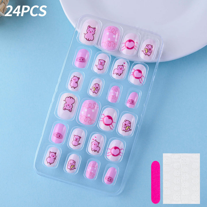 Themed Summer Beach Nail Art Press-On Nails Kalsten