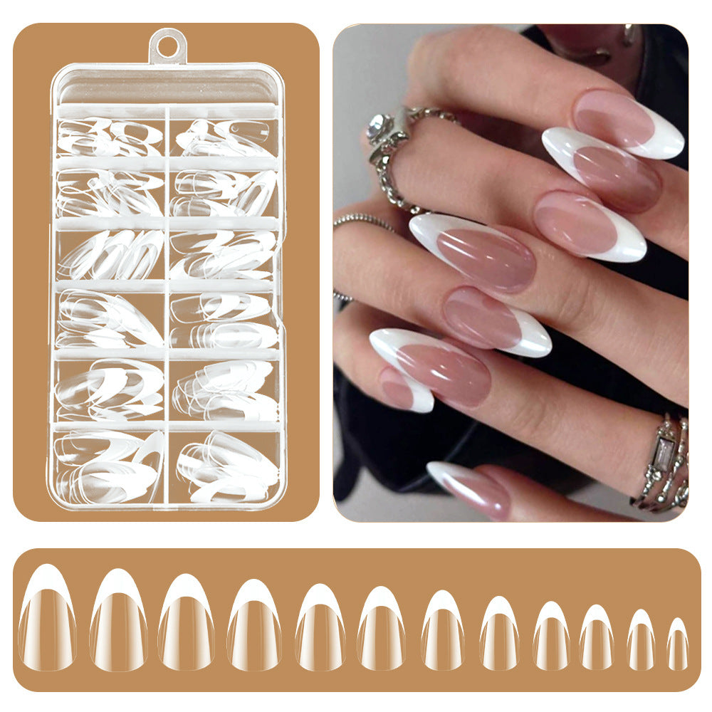 Elegant Almond-Shaped Press-On Nail Tips