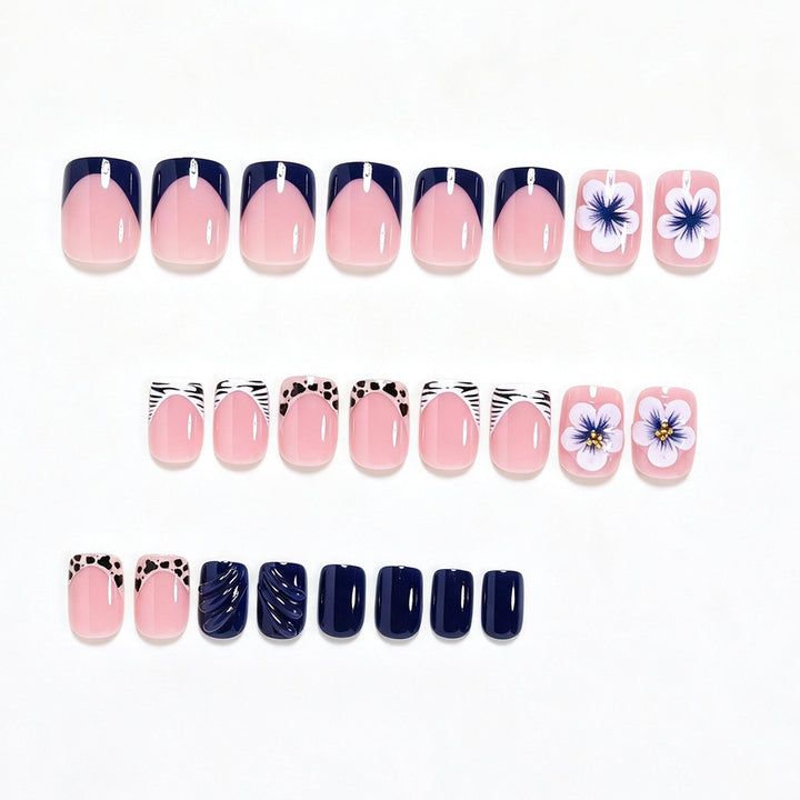 Floral Accented Nail Art Set Kalsten