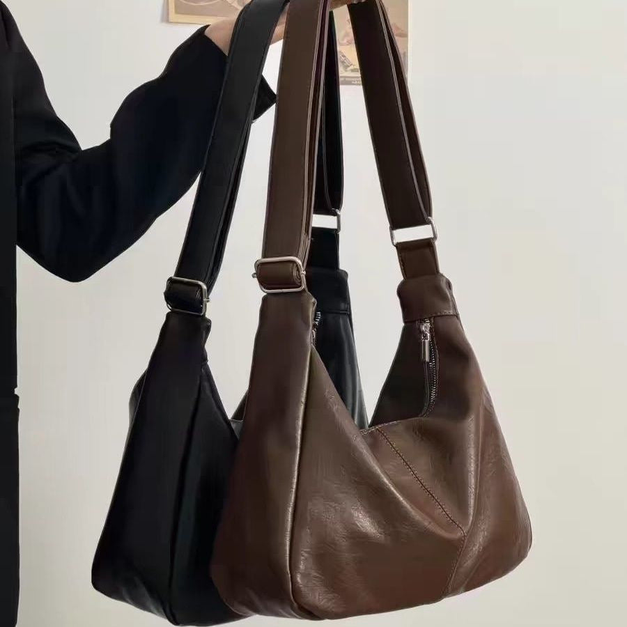 WoLuxe Leather Hobo Bag