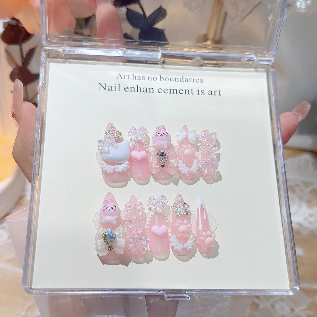 Creative Thematic Press-On Nail Art Set
