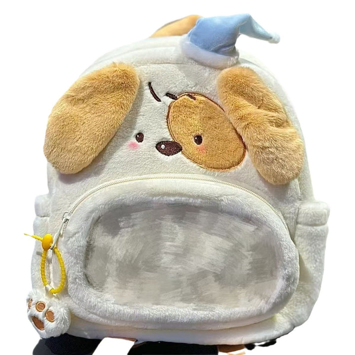 Plush backpack with cute dog design Kalsten