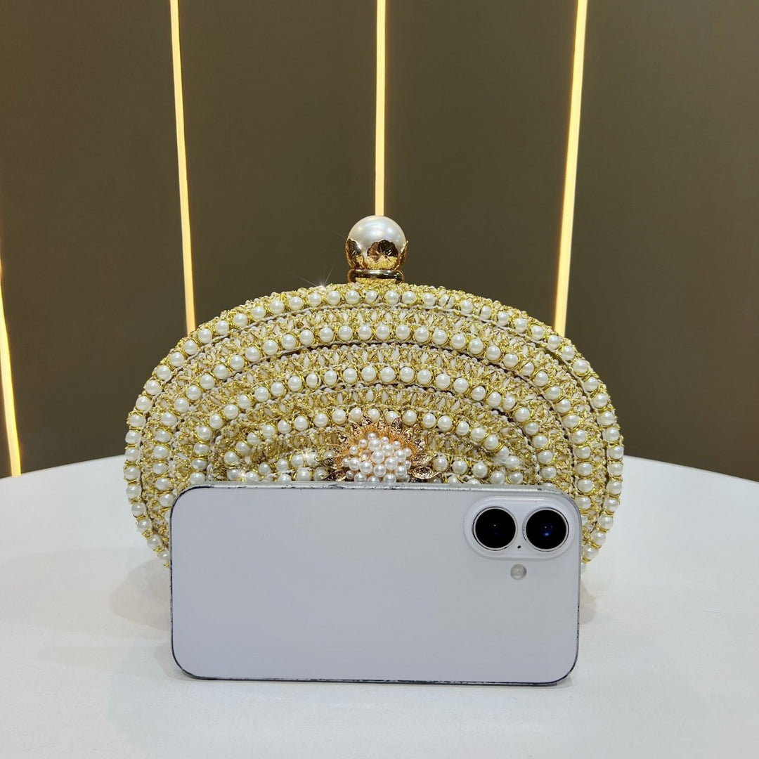 Elegant Beaded Evening Handbag