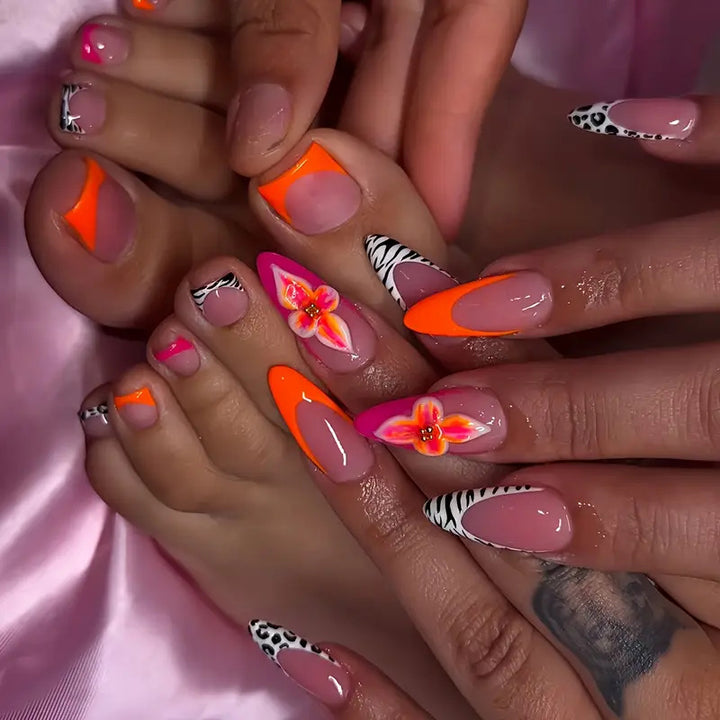 Floral Artistic Nail Design Kalsten