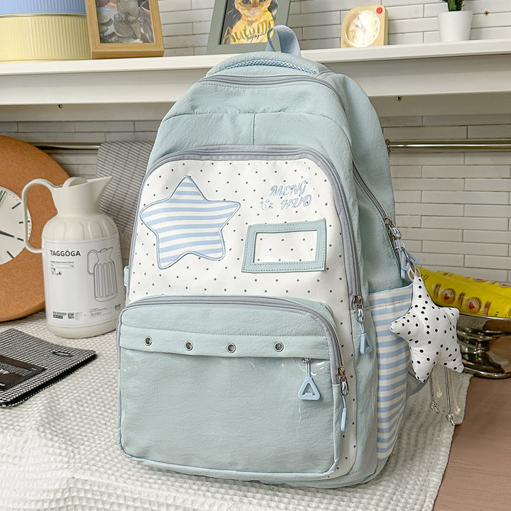 Fun-Themed Star Print Backpack Kalsten