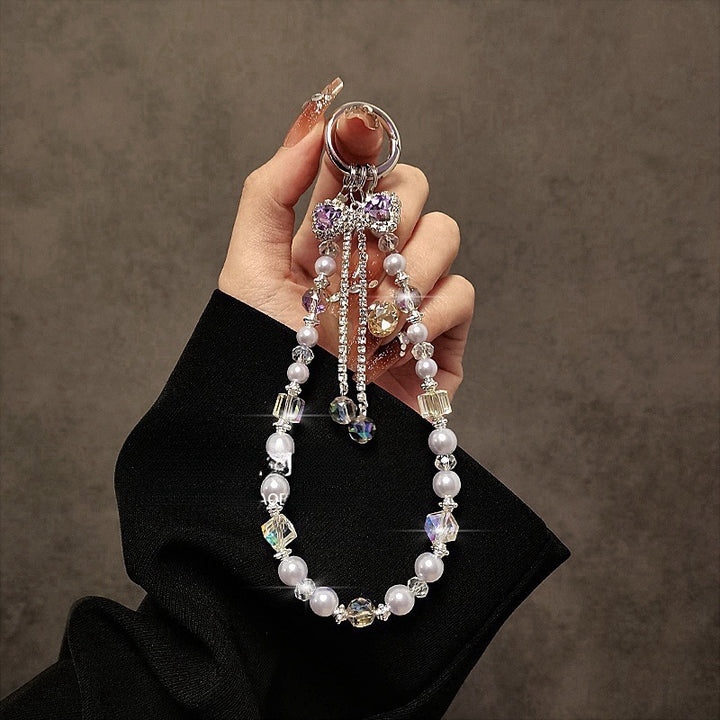 Elegant Multi-String Beaded Keychain Kalsten