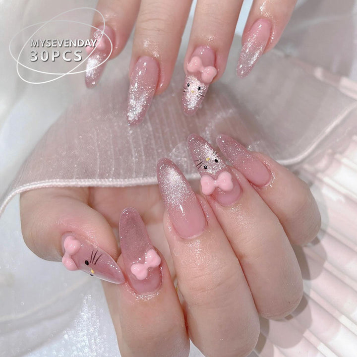 Playful Themed Press-On Nail Set Kalsten