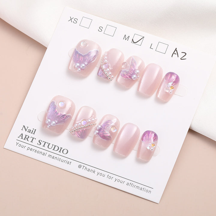 Artistic Press-On Nail Set Kalsten