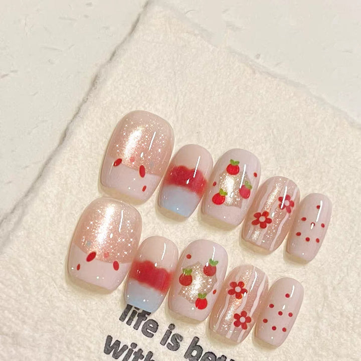 Artistic Decorative Press-On Nails Kalsten