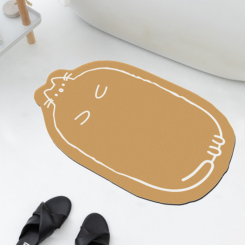 Round Bath Mat Kalsten