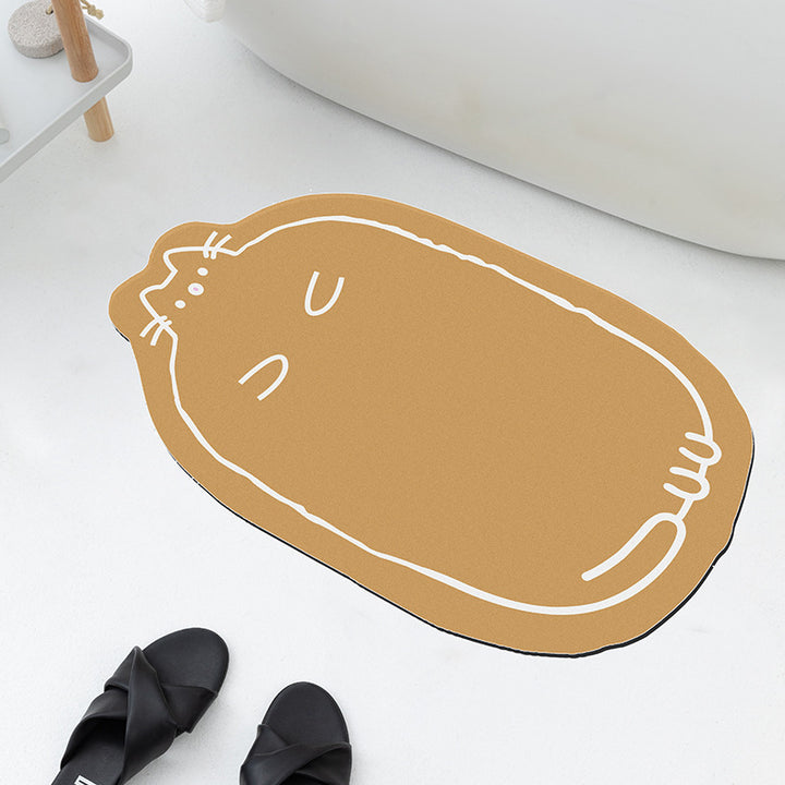 Round Bath Mat Kalsten