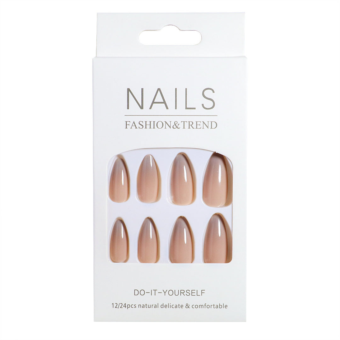 Natural Effect Press-On Nail Set Kalsten